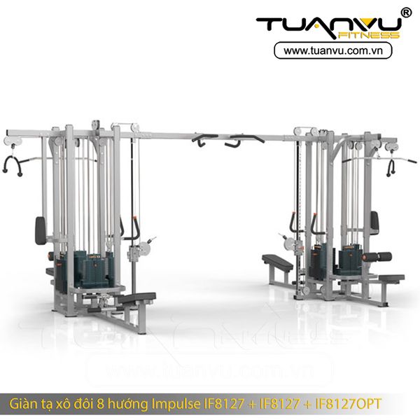 Giàn tạ xô đôi 8 hướng Impulse IF8127 + IF8127 + IF8127OPT