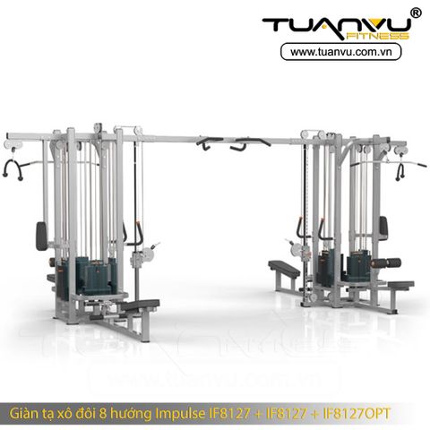 Giàn tạ xô đôi 8 hướng Impulse IF8127 + IF8127 + IF8127OPT