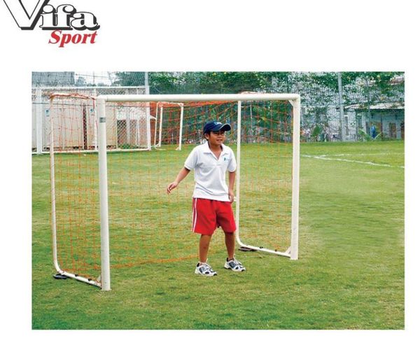 Khung thành bóng đá mini 2.0x1.5x0.8m kèm lưới Vifa, Khung thanh bong da mini 2.0x1 5x0.8m kem luoi Vifa