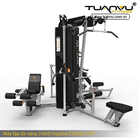 May tap da nang 3 khoi Impulse ES3000 OPT, Máy tập đa năng 3 khối Impulse ES3000+OPT, Impulse ES3000+OPT