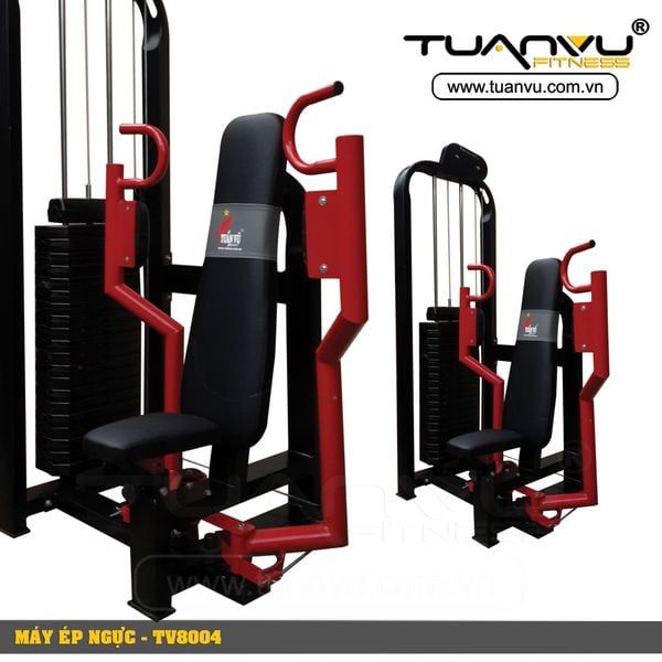 Máy ngồi ép ngực Tuấn Vũ TV8004, may ngoi ep nguc tuan vu TV8004, TV8004, máy ngồi ép ngực, may ngoi ep nguc