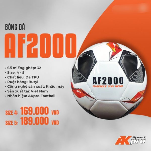 Quả bóng đá AF2000, qua bong da AF2000