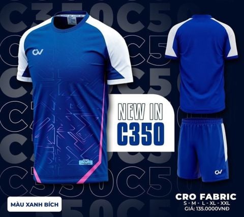 Quần áo đá bóng C350, quan ao da bong c350