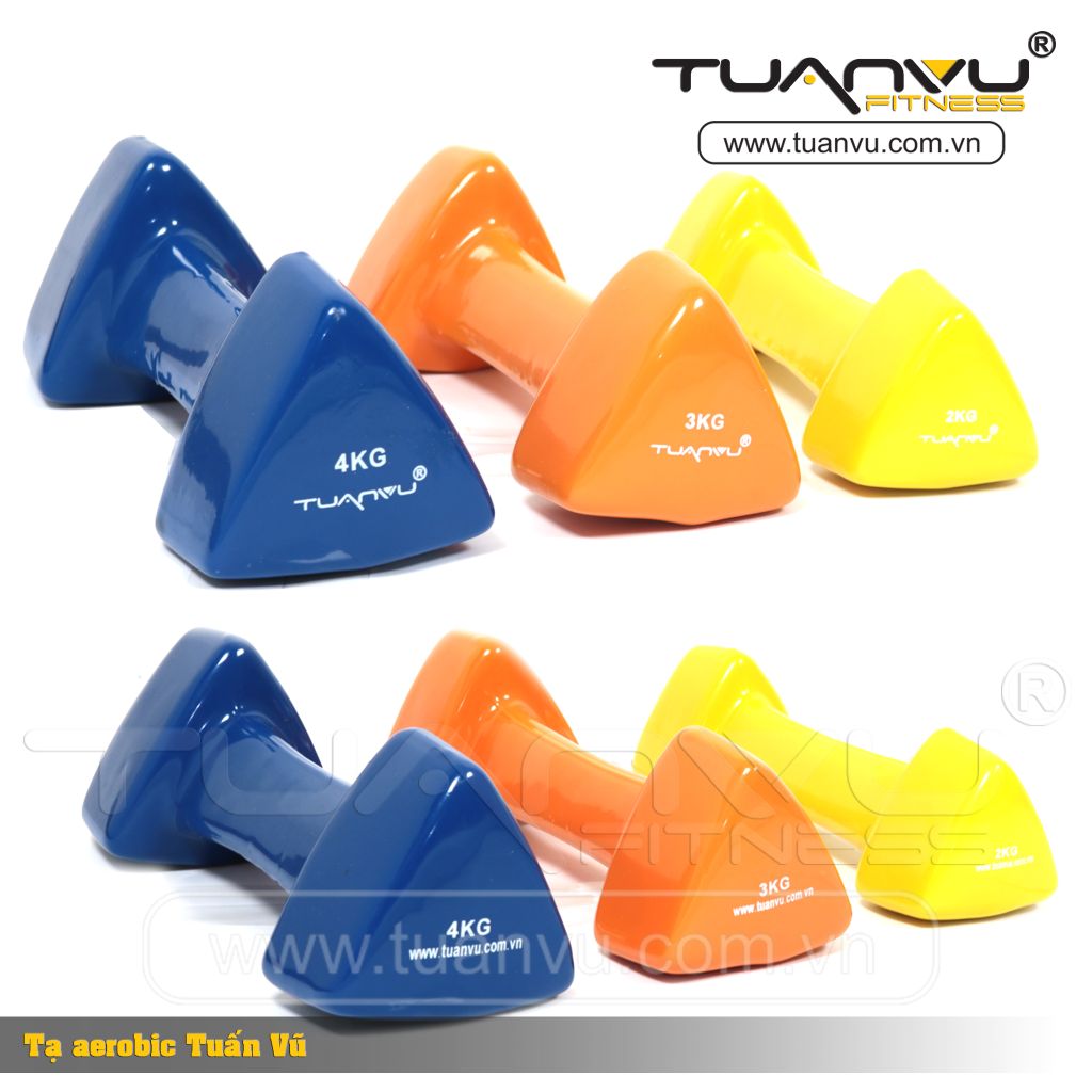 Tạ tay aerobic Tuấn Vũ – Tuấn Vũ Sport