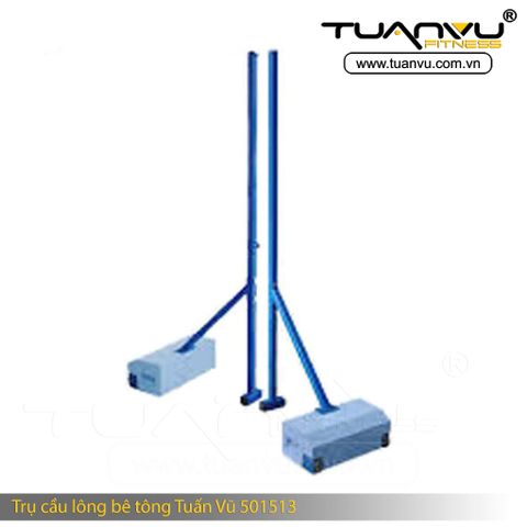 Trụ cầu lông bê tông Tuấn Vũ 501513, Tru cau long be tong Tuan Vu 501513