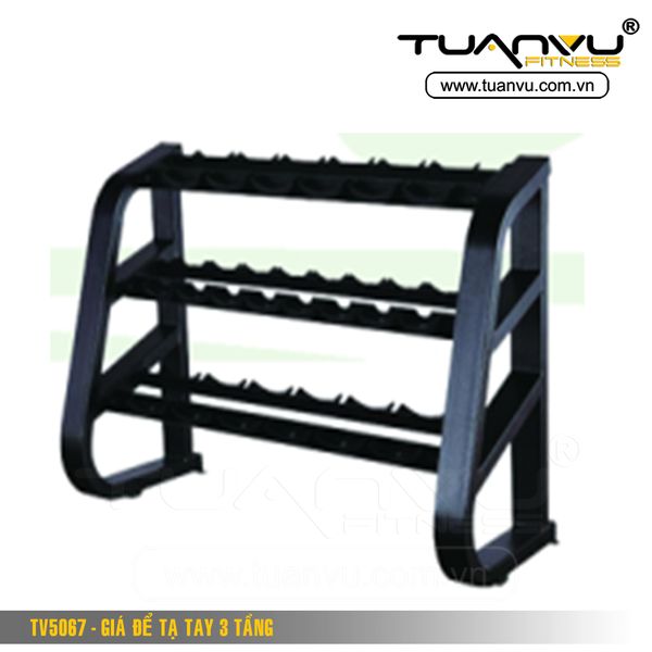Giá để tạ 3 tầng TV5067, Gia đe ta 3 tang TV5067, TV5067, giá để tạ, gia de ta