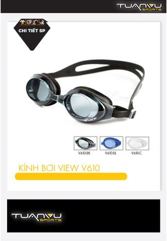 Kính bơi View V610, Kinh boi View V610, View V610, kính bơi, kinh boi