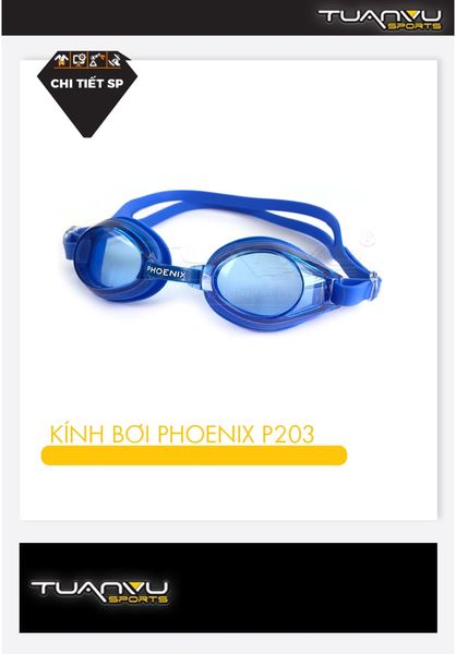 Kính bơi Phoenix PN203, Kinh boi Phoenix PN203, PN203, Phoenix 203