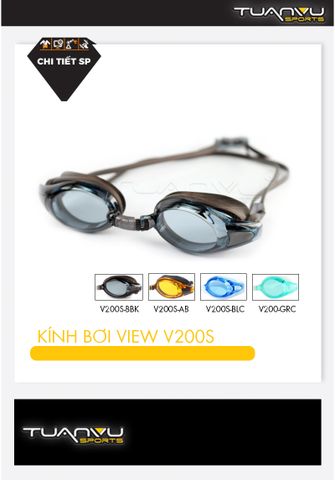 Kính bơi View V200S, Kinh boi View V200S, kính bơi, kinh boi, View V200S