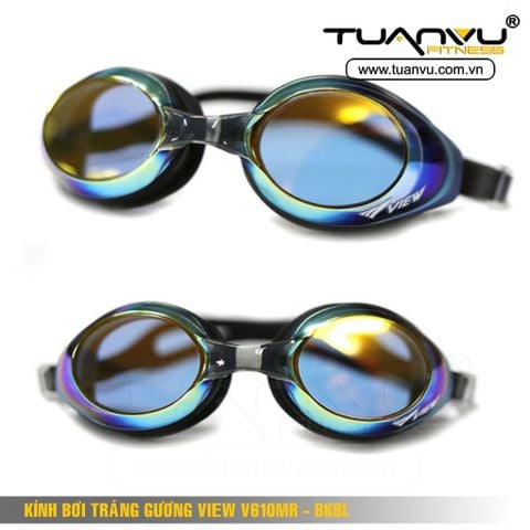Kính bơi tráng gương View V610MR, Kinh boi trang guong View V610MR, View V610MR
