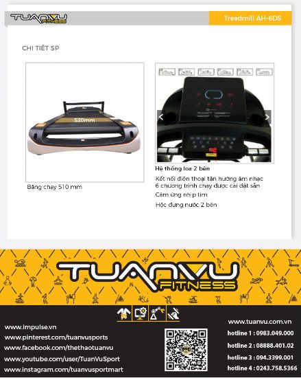 MÁY CHẠY BỘ GIA ĐÌNH CARPO AH6DS, may chay bo gia dinh  CARPO AH6DS,  CARPO AH6DS