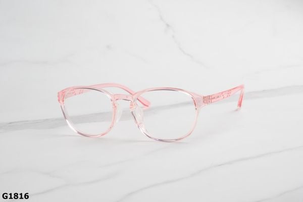 G1816, top gọng đẹp, gọng thời trang, gọng nam nữ unisex, gọng kính cận, gọng kính giả cận chống bụi, kiểu dáng tròn