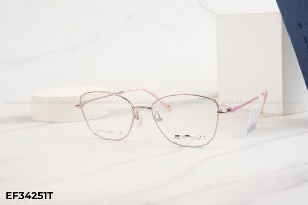 EF34251T gọng kính chính hãng exfash, top gọng đẹp, gọng thời trang, gọng nam nữ unisex, gọng kính cận, gọng kính giả cận chống bụi, kiểu dáng mắt mèo