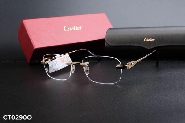 CT0290O Gọng chính hãng Cartier, top gọng đẹp, gọng thời trang, gọng nam nữ unisex, gọng kính cận, gọng kính giả cận chống bụi, kiểu dáng vuông khoan ốc không viền