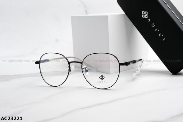 AC23221 gọng kính chính hãng Ancci, top gọng đẹp, gọng thời trang, gọng nam nữ unisex, gọng kính cận, gọng kính giả cận chống bụi, kiểu dáng tròn