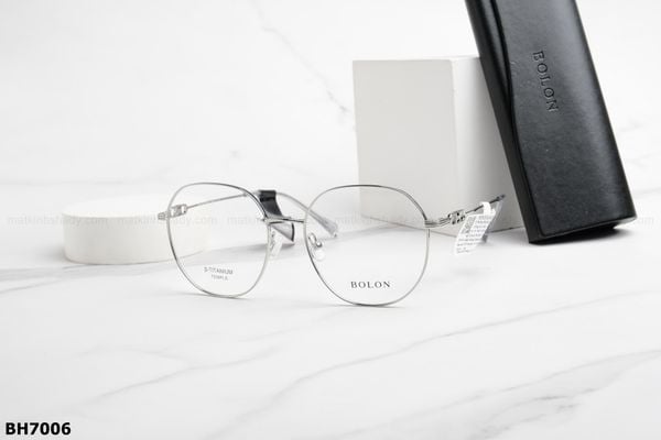 BH7006 , Gọng chính hãng Bolon, top gọng đẹp, gọng thời trang, gọng nam nữ unisex, gọng kính cận, gọng kính giả cận chống bụi, kiểu dáng tròn