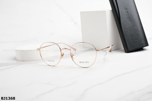 BJ1368 gọng kính chính hãng bolon, top gọng đẹp, gọng thời trang, gọng nam nữ unisex, gọng kính cận, gọng kính giả cận chống bụi, kiểu dáng tròn