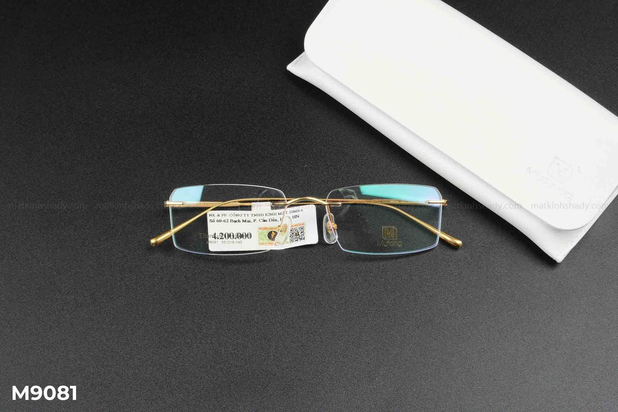  Gọng Kính Mufang Mạ Vàng 18K M9081 