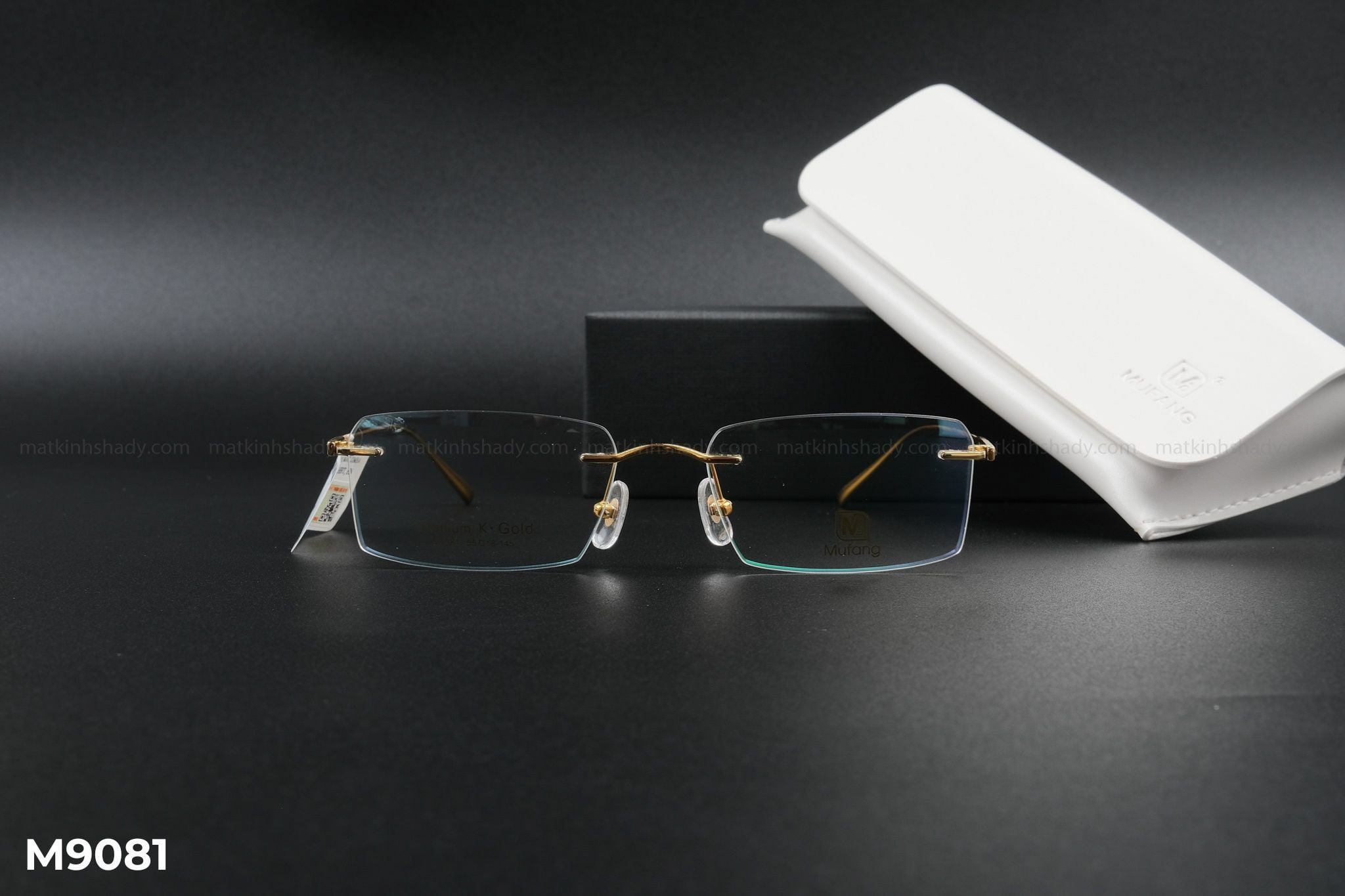  Gọng Kính Mufang Mạ Vàng 18K M9081 
