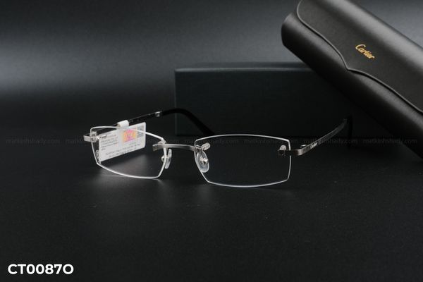 CT0087O, Gọng chính hãng Cartier, top gọng đẹp, gọng thời trang, gọng nam nữ unisex, gọng kính cận, gọng kính giả cận chống bụi, kiểu dáng vuông không viền