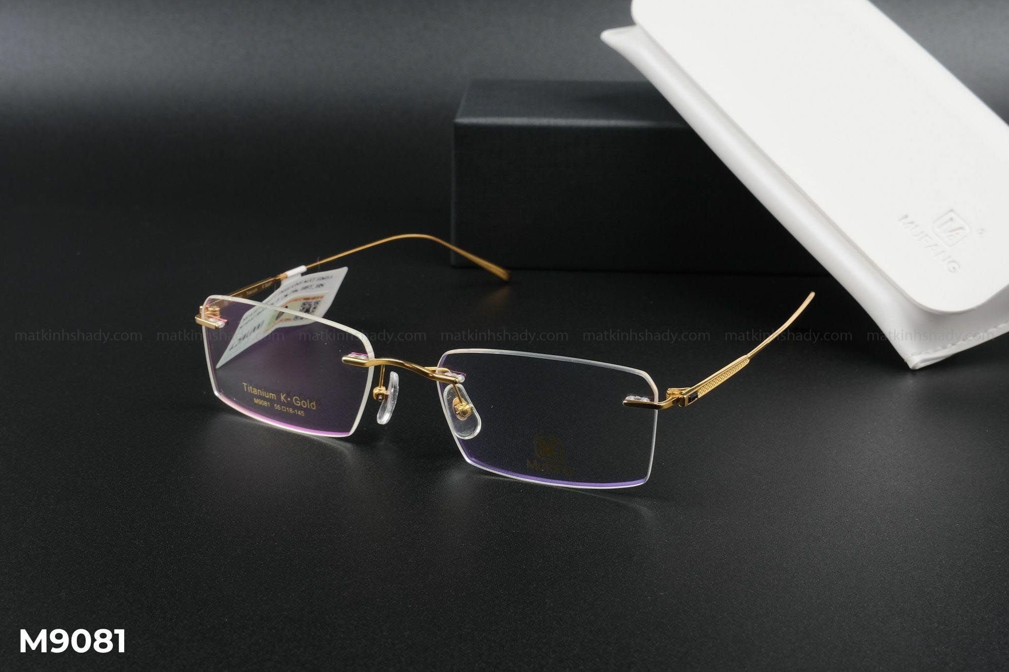 Gọng Kính Mufang Mạ Vàng 18K M9081