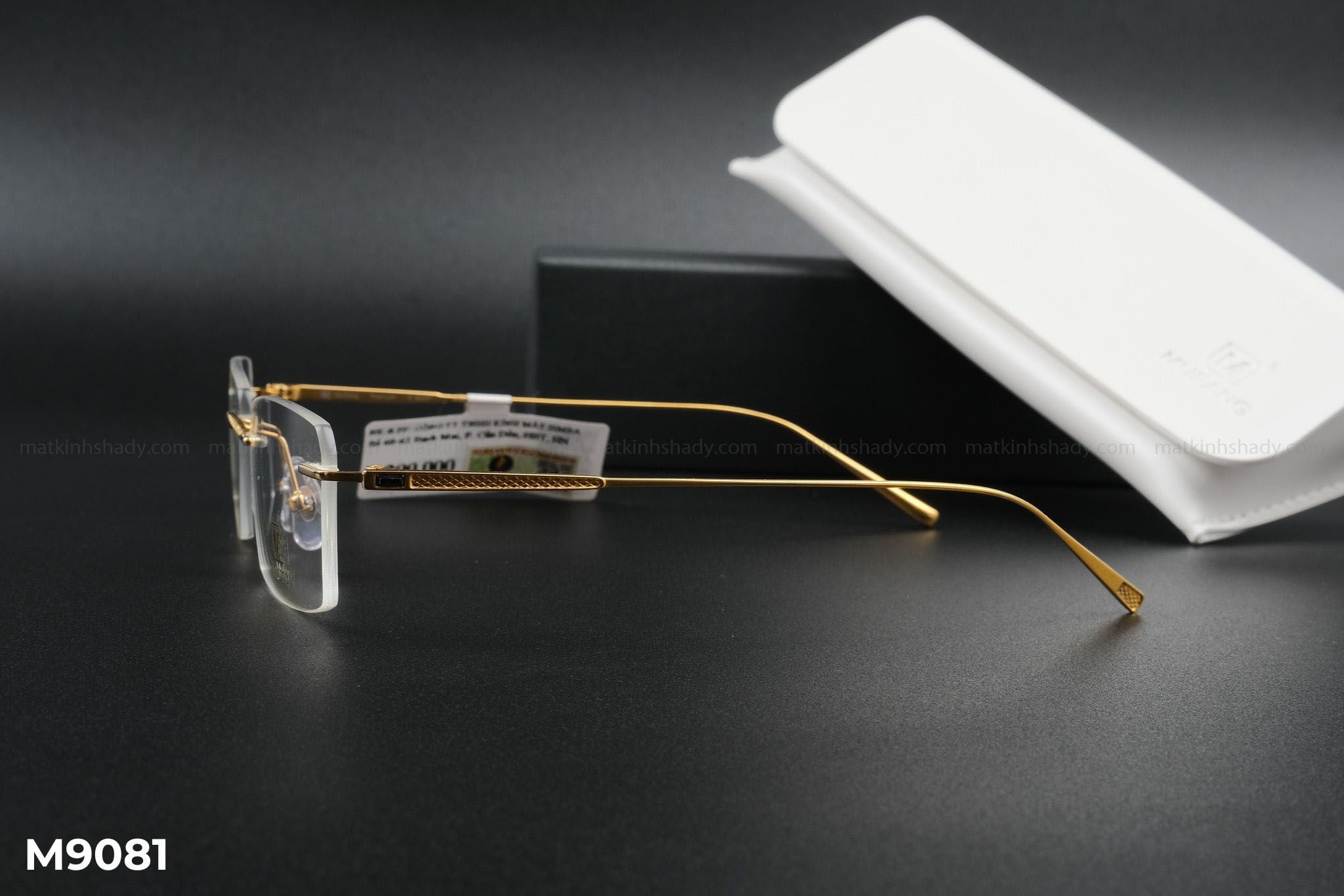  Gọng Kính Mufang Mạ Vàng 18K M9081 