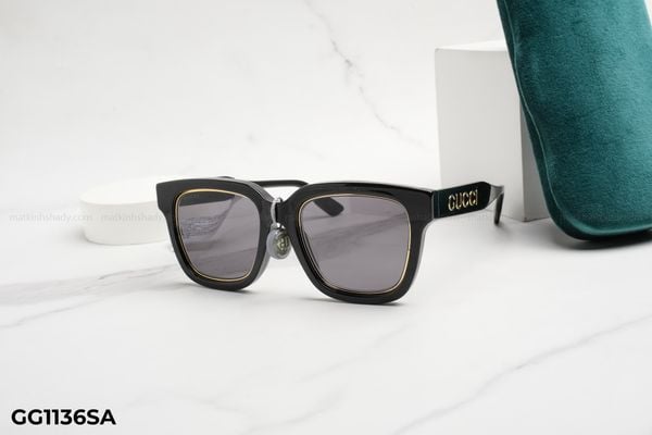 GG1136SA kính mát chính hãng gucci, top kính mát đẹp, kính mát thời trang, kính mát nam nữ unisex, kính râm, kiểu dáng vuông