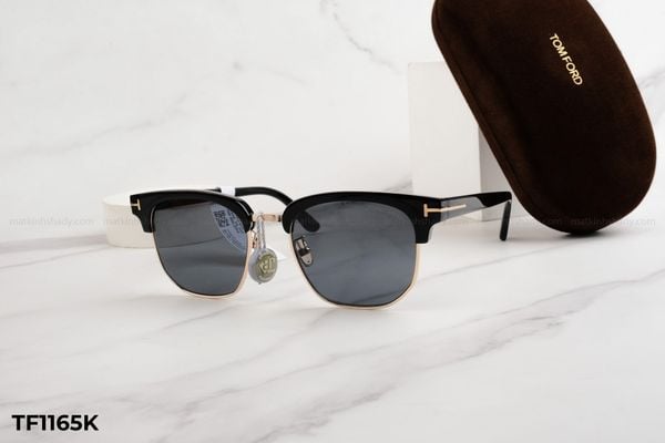 TF1165K kính mát chính hãng Tom Ford, top kính mát đẹp, kính mát thời trang, kính mát nam nữ unisex, kính râm, kiểu dáng vuông nửa viền