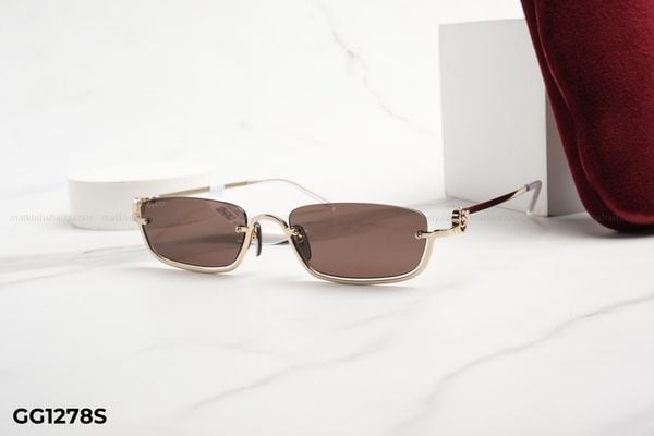 GG1278S kính mát chính hãng gucci, top kính mát đẹp, kính mát thời trang, kính mát nam nữ unisex, kính râm, kiểu dáng vuông nửa viền