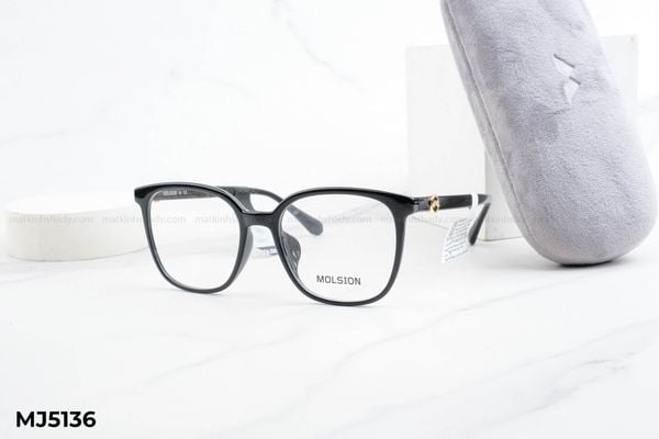 MJ5136 gọng kính chính hãng Molsion, top gọng đẹp, gọng thời trang, gọng nam nữ unisex, gọng kính cận, gọng kính giả cận chống bụi, kiểu dáng vuông