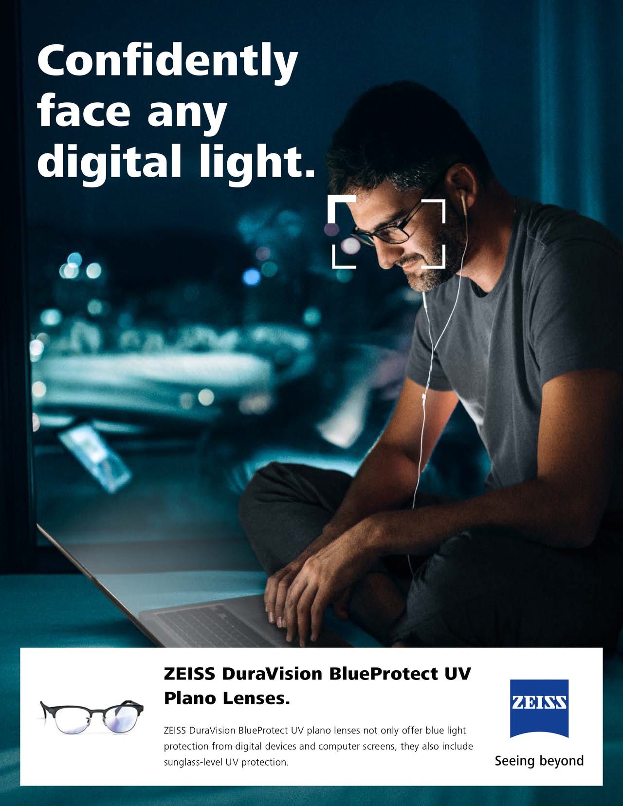  Tròng Kính Siêu Mỏng Chống Ánh Sáng Xanh Duravision® Blueprotect Zeiss 1.67 