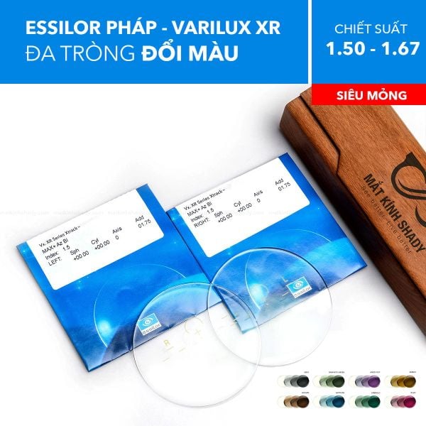 Đa Tròng Đổi Màu Varilux XR Series Transitions Gen S Essilor