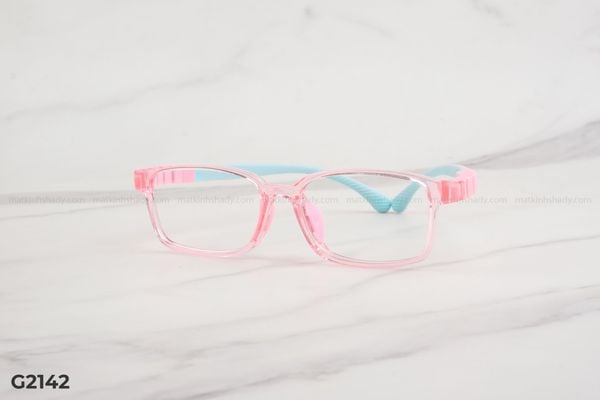 G2142 gọng kính trẻ em, gọng kính em bé, gọng kính cận, gọng kính giả cận chống bụi, kiểu dáng vuông