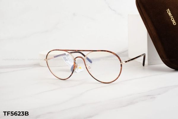 TF5623B gọng kính chính hãng Tom Ford, top gọng đẹp, gọng thời trang, gọng nam nữ unisex, gọng kính cận, gọng kính giả cận chống bụi, kiểu dáng phi công