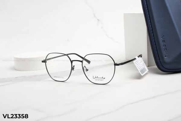 VL23358 gọng kính chính hãng velocity, top gọng đẹp, gọng thời trang, gọng nam nữ unisex, gọng kính cận, gọng kính giả cận chống bụi, kiểu dáng lục giác
