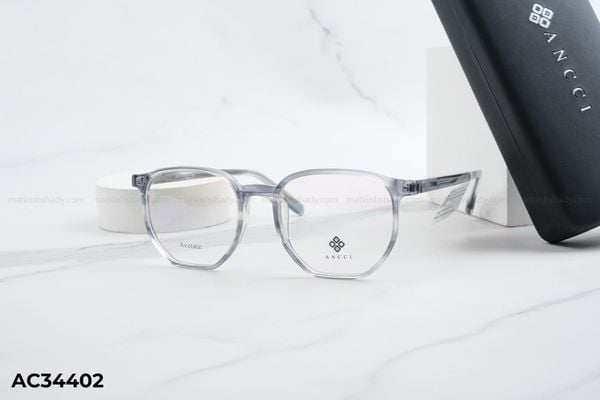 AC34402 gọng kính chính hãng ancci, top gọng đẹp, gọng thời trang, gọng nam nữ unisex, gọng kính cận, gọng kính giả cận chống bụi, kiểu dáng lục giác