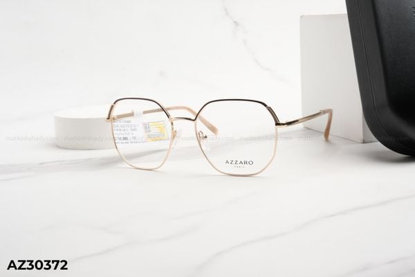 AZ30372 gọng kính chính hãng azzaro, top gọng đẹp, gọng thời trang, gọng nam nữ unisex, gọng kính cận, gọng kính giả cận chống bụi, kiểu dáng lục giác