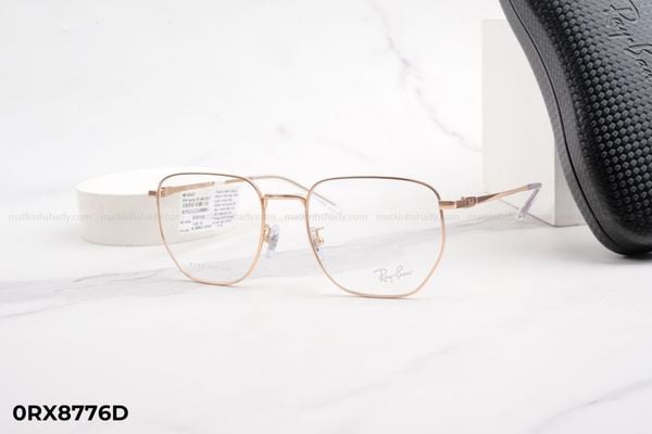 0RX8776D gọng kính chính hãng rayban, top gọng đẹp, gọng thời trang, gọng nam nữ unisex, gọng kính cận, gọng kính giả cận chống bụi, kiểu dáng lục giác