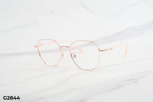 G2844 top gọng đẹp, gọng thời trang, gọng nam nữ unisex, gọng kính cận, gọng kính giả cận chống bụi, kiểu dáng lục giác