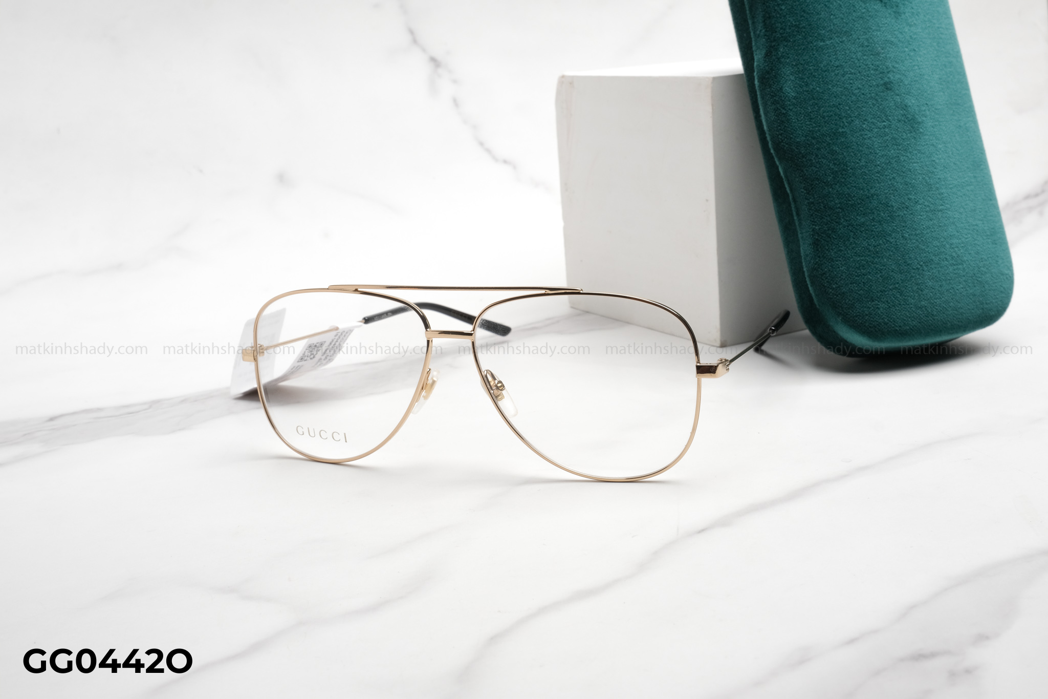  Gọng kính Gucci Nam Nữ Kim Loại- GG0442O 