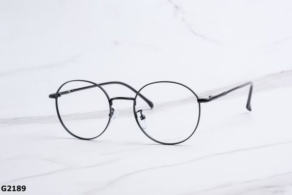 G2189 top gọng đẹp, gọng thời trang, gọng nam nữ unisex, gọng kính cận, gọng kính giả cận chống bụi, kiểu dáng tròn