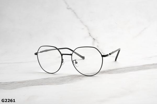 G2261 top gọng đẹp, gọng thời trang, gọng nam nữ unisex, gọng kính cận, gọng kính giả cận chống bụi, kiểu dáng tròn