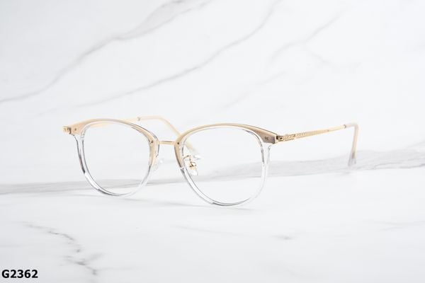 G2362 top gọng đẹp, gọng thời trang, gọng kính nữ, gọng kính cận, gọng kính giả cận chống bụi, kiểu dáng mắt mèo