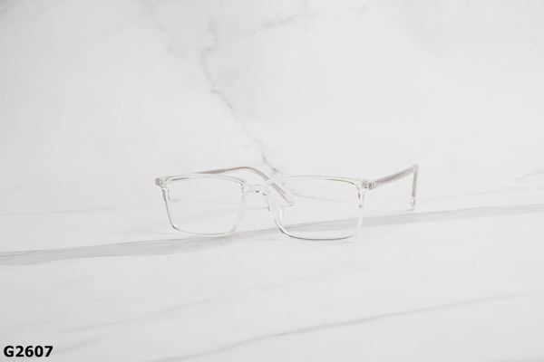 G2607, top gọng đẹp, gọng thời trang, gọng nam nữ unisex, gọng kính cận, gọng kính giả cận chống bụi, kiểu dáng vuông