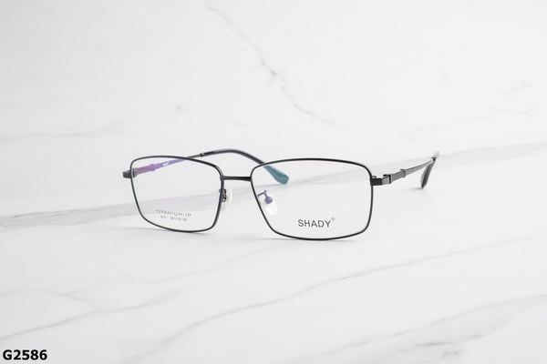 G2586 gọng kính chính hãng Shady, top gọng đẹp, gọng thời trang, gọng nam nữ unisex, gọng kính cận, gọng kính giả cận chống bụi, kiểu dáng vuông