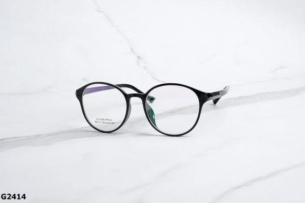G2414 top gọng đẹp, gọng thời trang, gọng nam nữ unisex, gọng kính cận, gọng kính giả cận chống bụi, kiểu dáng tròn