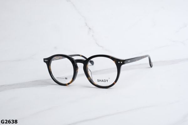 G2638, top gọng đẹp, gọng thời trang, gọng nam nữ unisex, gọng kính cận, gọng kính giả cận chống bụi, kiểu dáng tròn