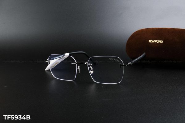 TF5934B gọng kính chính hãng tom ford, top gọng đẹp, gọng thời trang, gọng nam nữ unisex, gọng kính cận, gọng kính giả cận chống bụi, kiểu dáng lục giác khoan ốc không viền