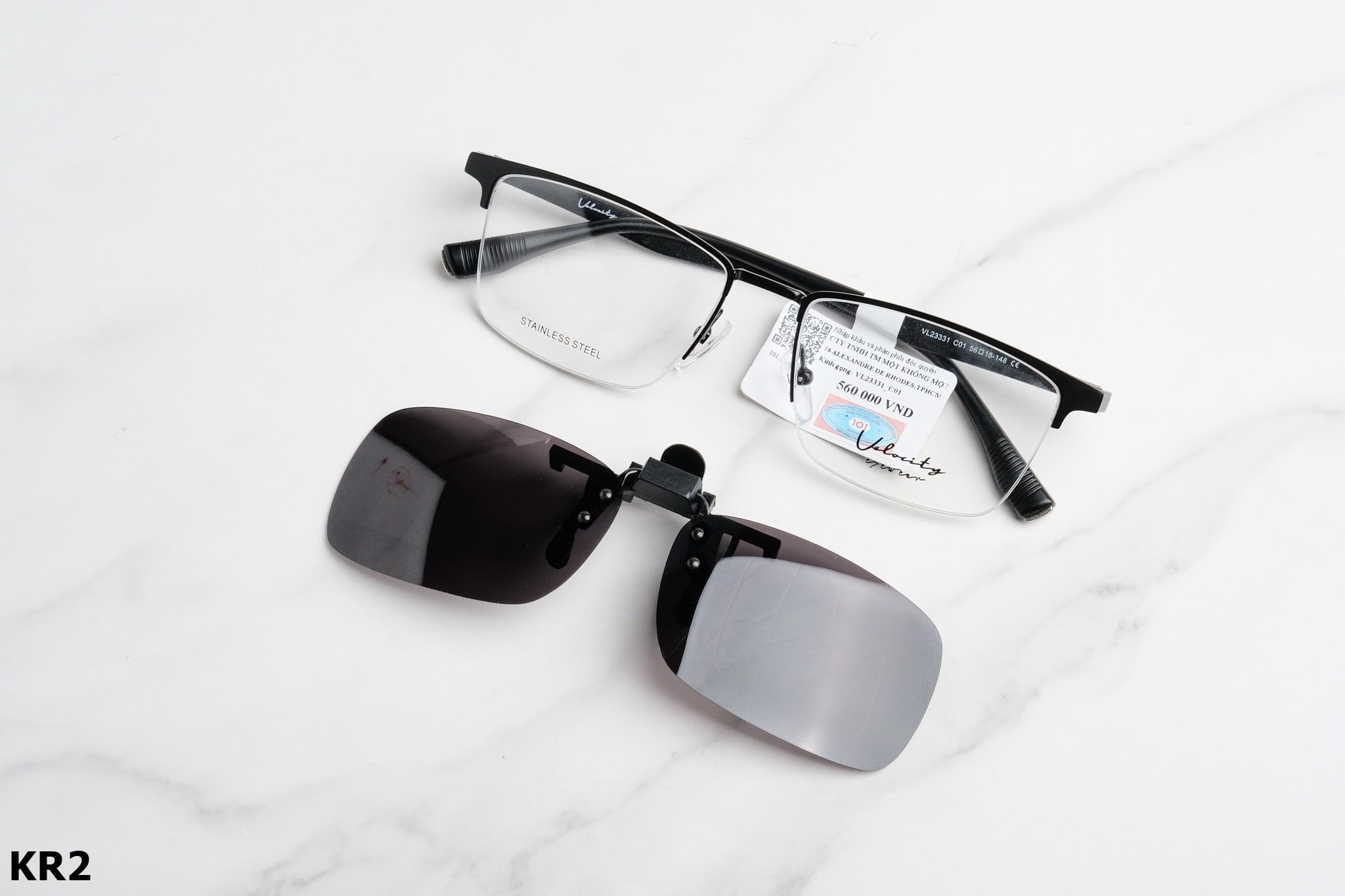  Kính Râm Kẹp Gọng Kính Cận - KR2 