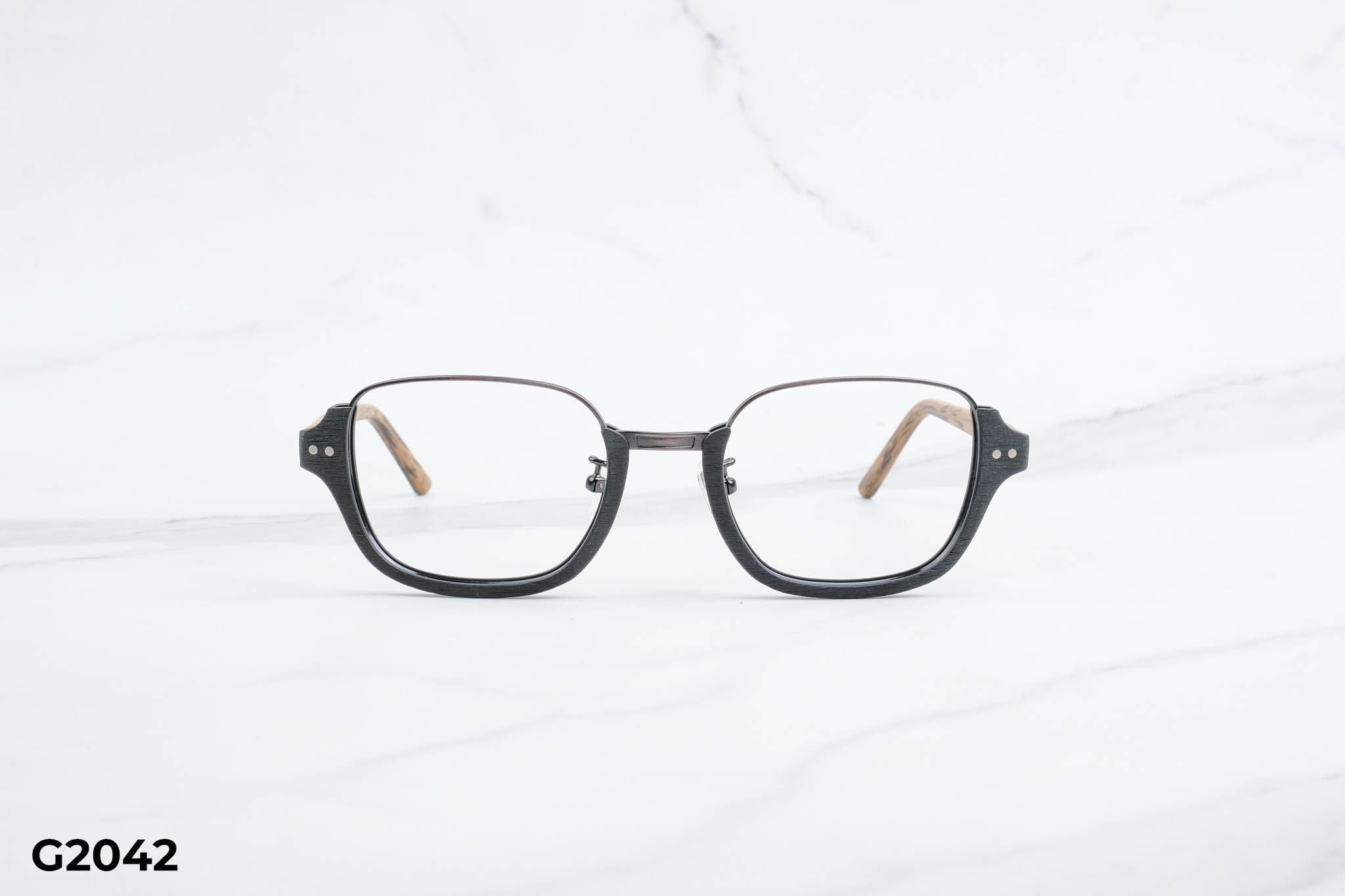 Gọng Kính Vân Gỗ G2042